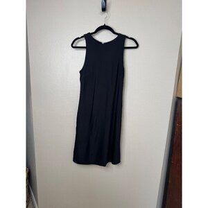 Ann‎ Taylor Women's Black Dress Size 2 sleeveless mini dress knee length pencil